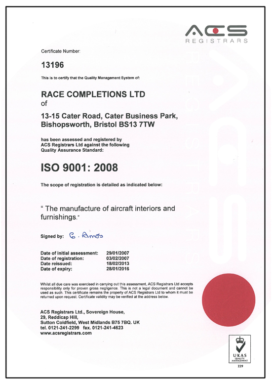 ISO9001:2000 01486/07